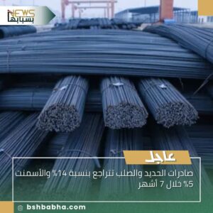 IMG-20250911-WA0114-300x300 صادرات الحديد والصلب تتراجع بنسبة 14% والأسمنت 5% خلال 7 أشهر