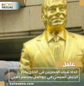 IMG_٢٠٢٥١٠٢١_٢١٣١٤٥-294x300 اتحاد شباب المصريين في الخارج يكرّم الرئيس السيسي في بروكسل بمجسم ذهبي